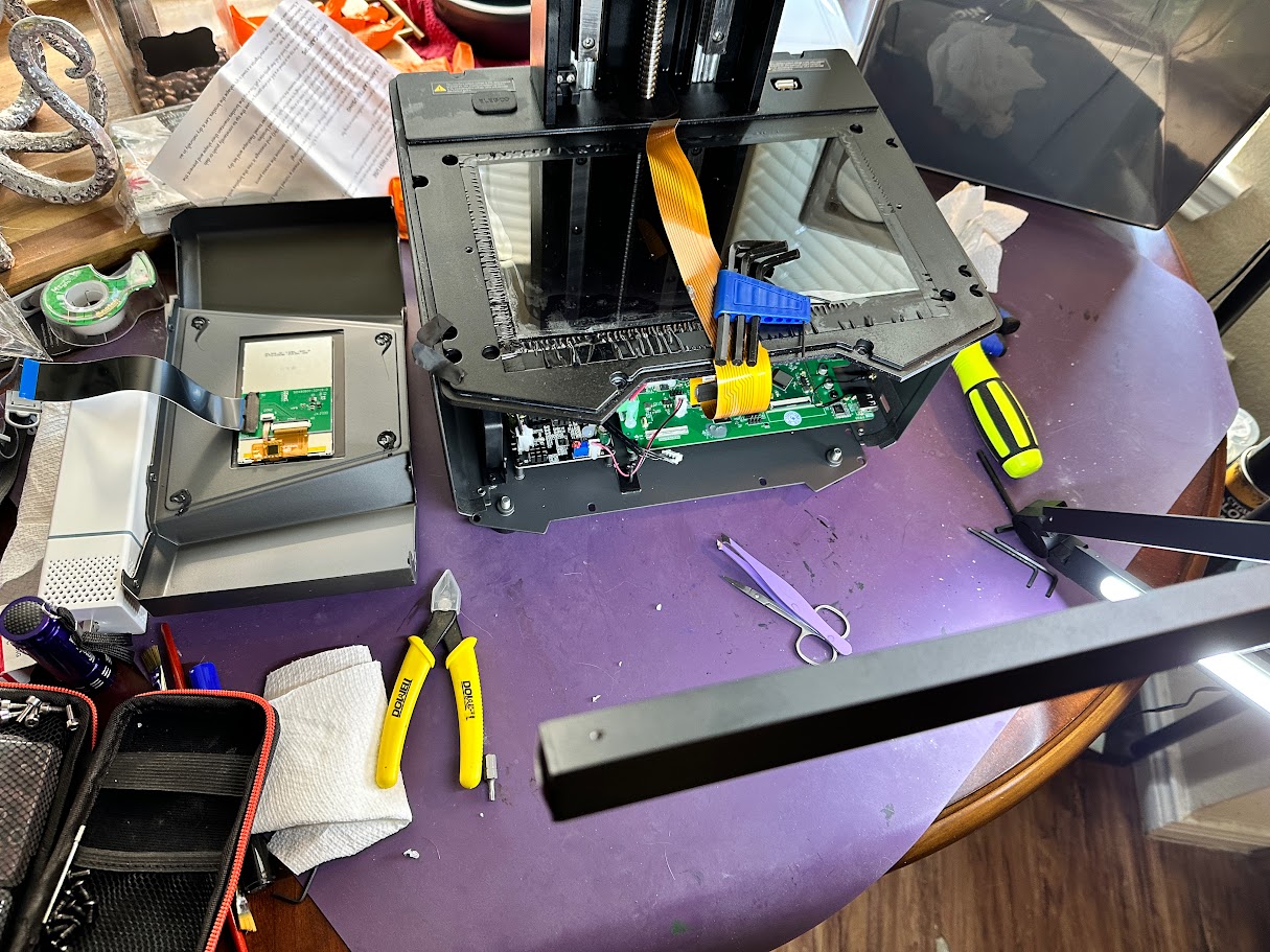 Resin Printer Hardware Repair